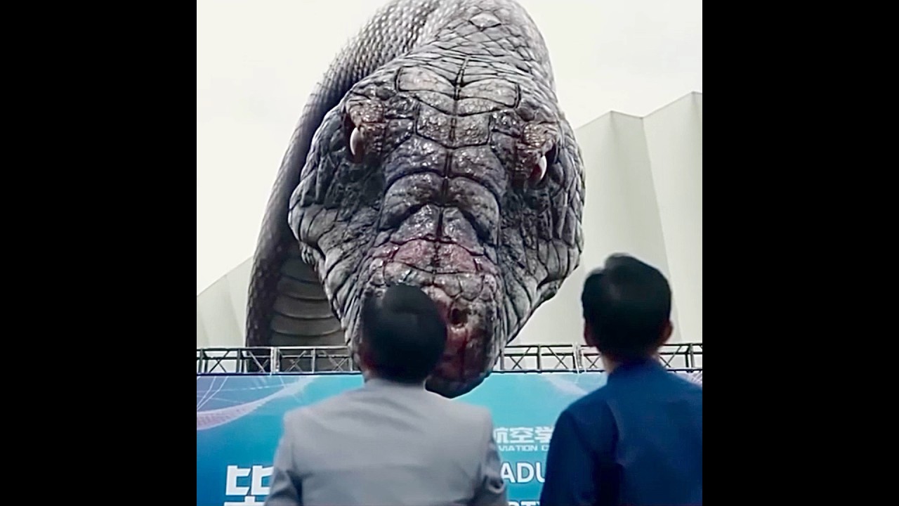 A COBRA ENORME PEGOU O HOMEM #shorts