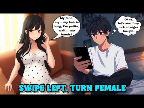 A Dating App Turned Me Into a Pregnant Girl | Tg Tf | Gender Bender | Tg Transformation | Mtf