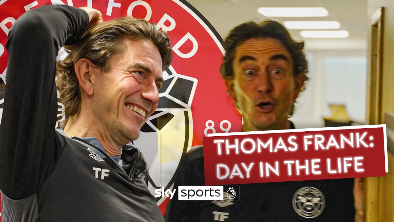 A day in the life of Brentford manager Thomas Frank 🐝