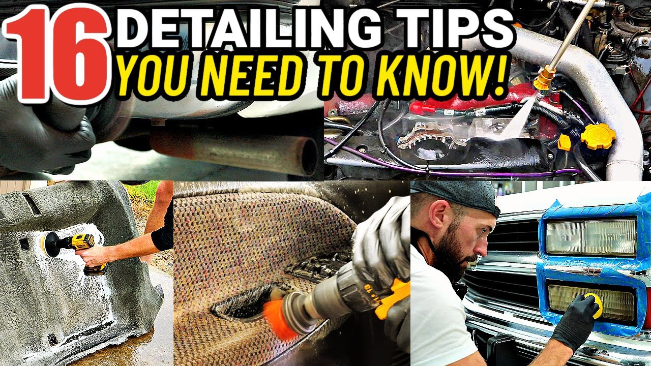 A Detailer's Tips to Detailing Your Car LIKE A PRO!!!