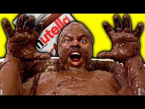 A famosa banheira de nutella