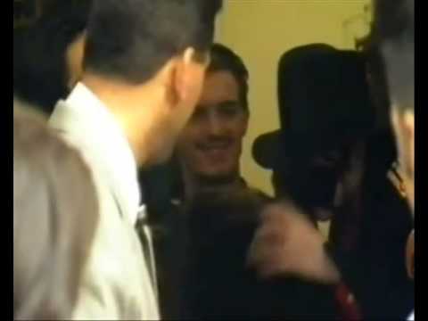 A fan kissing Michael Jackson   High quality video