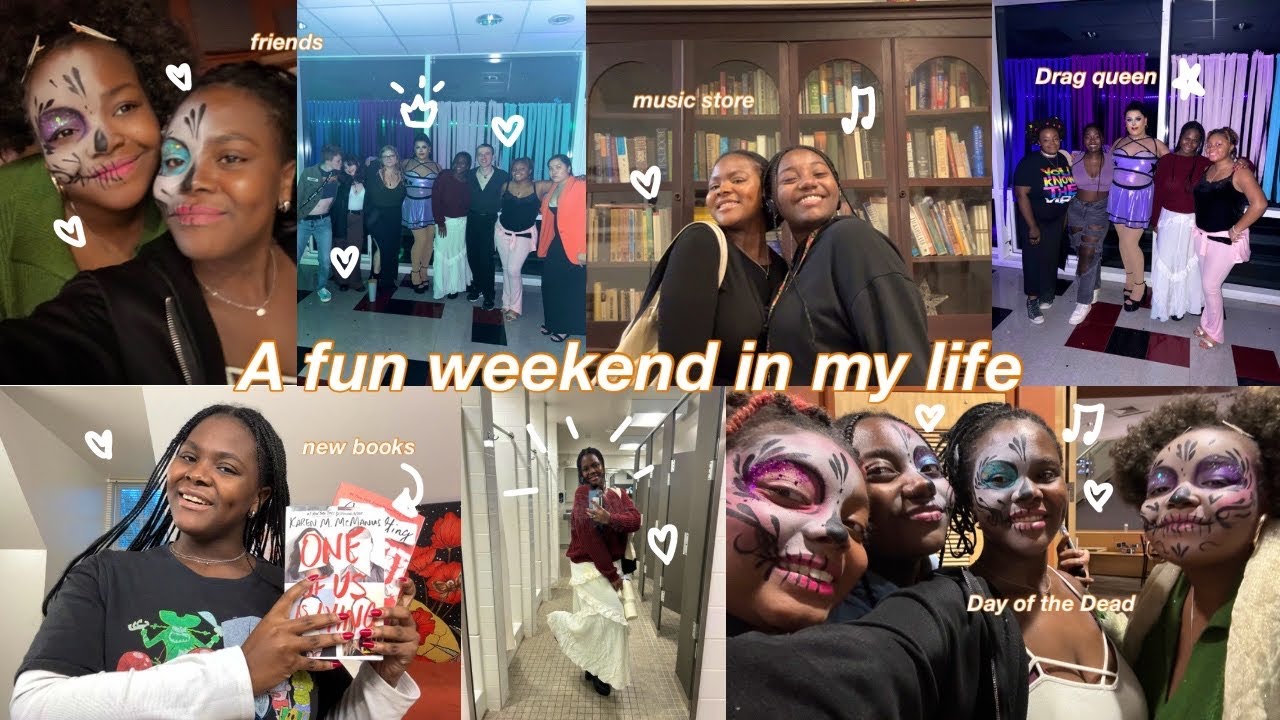 A FUN WEEKEND IN MY LIFE|| friends, day of the dead, thrifting, etc.