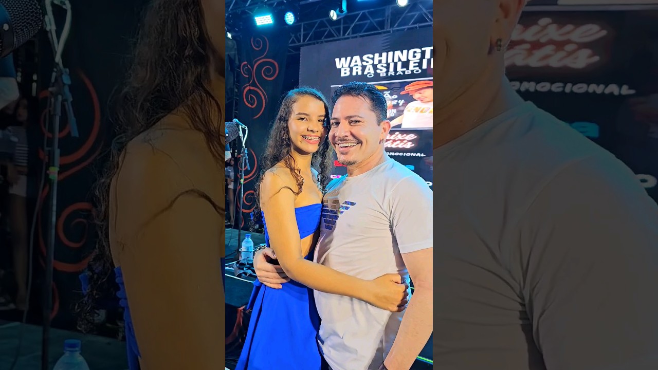 A Gaby veio dançar comigo 🥰 #washingtonbrasileiro #musica #danca #piseiro #forró #viral