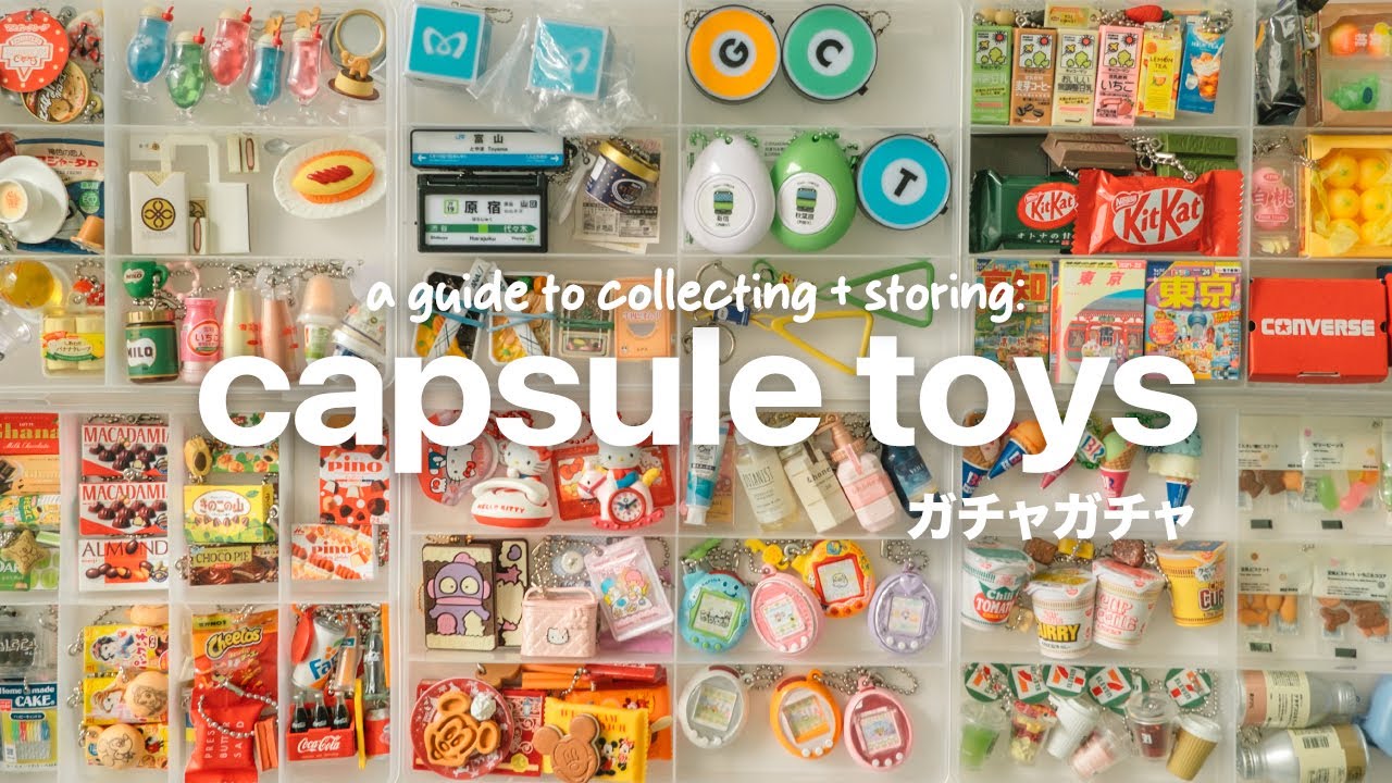 a gachapon guide to storing and displaying capsule toys