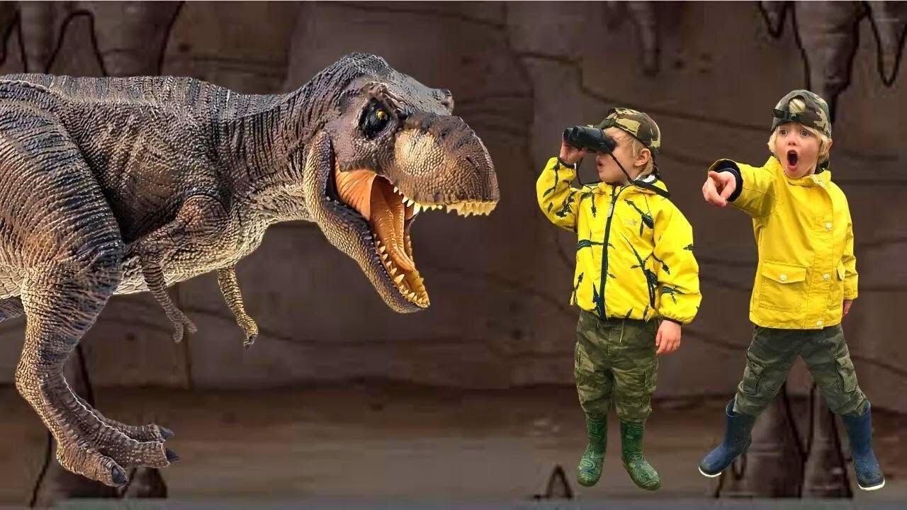 A Jurassic Adventure: A T-Rex Hunt! 🦖