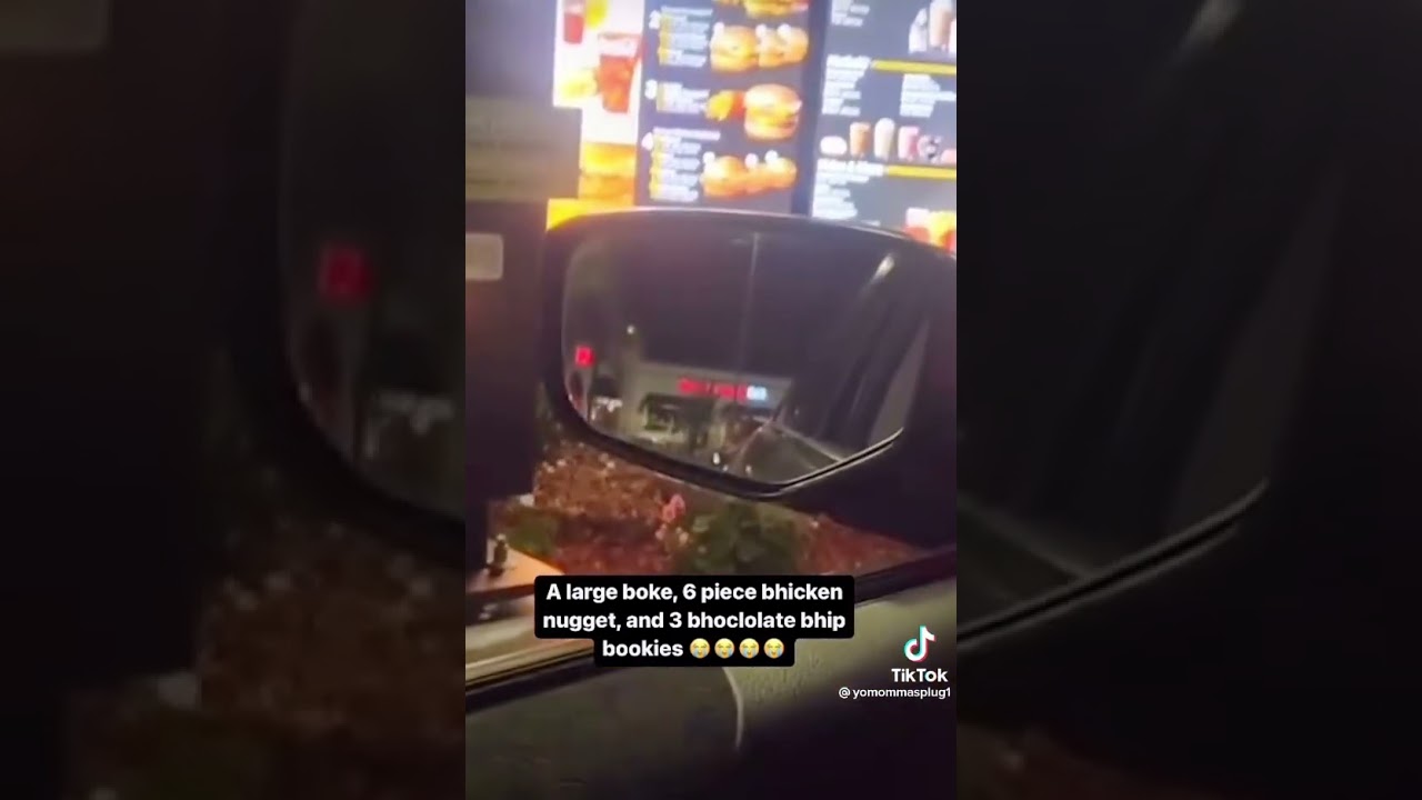 A large boke, 6 piece bhicken nugget, and 3 bhoclolate bhipbookies