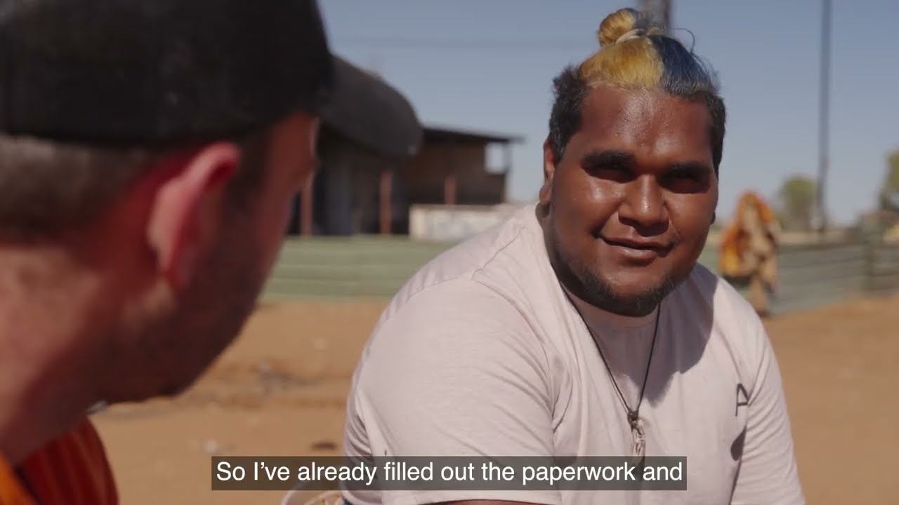 A leader in Papunya