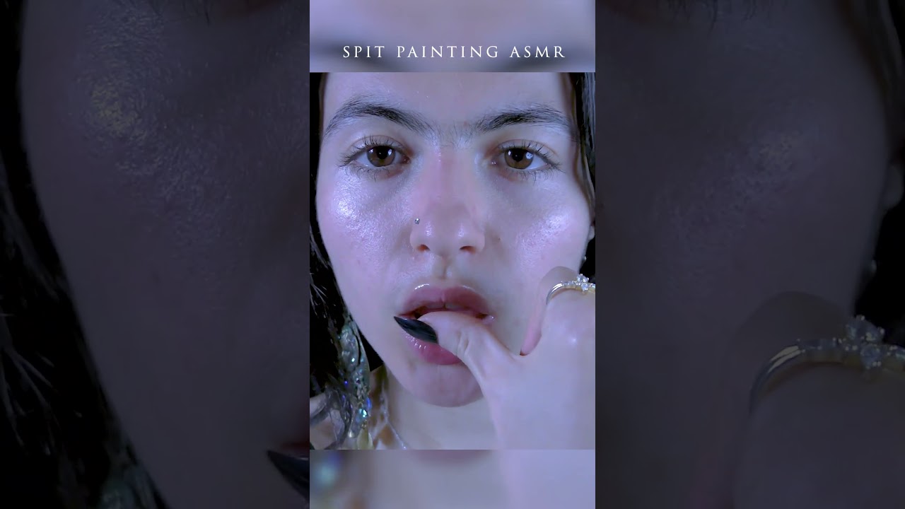 a loving spit painting #asmr #whispering