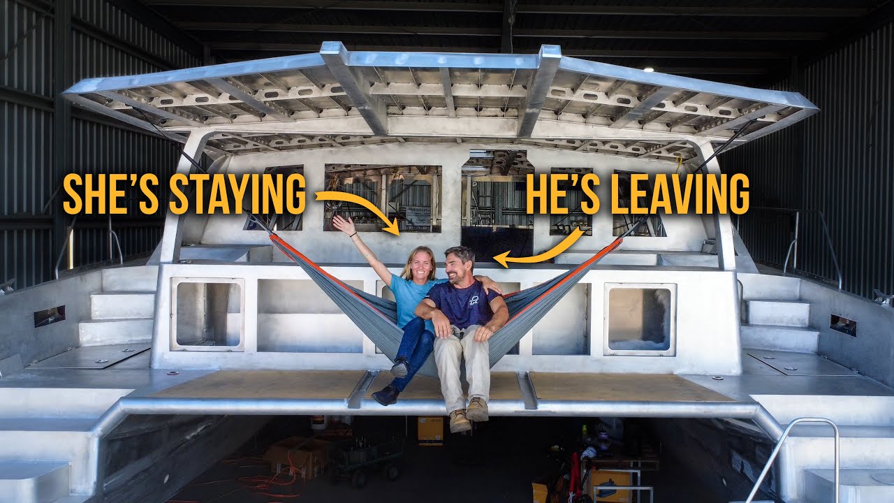 A MAJOR Shift In The Build…Aluminum Catamaran Build Pt. 40