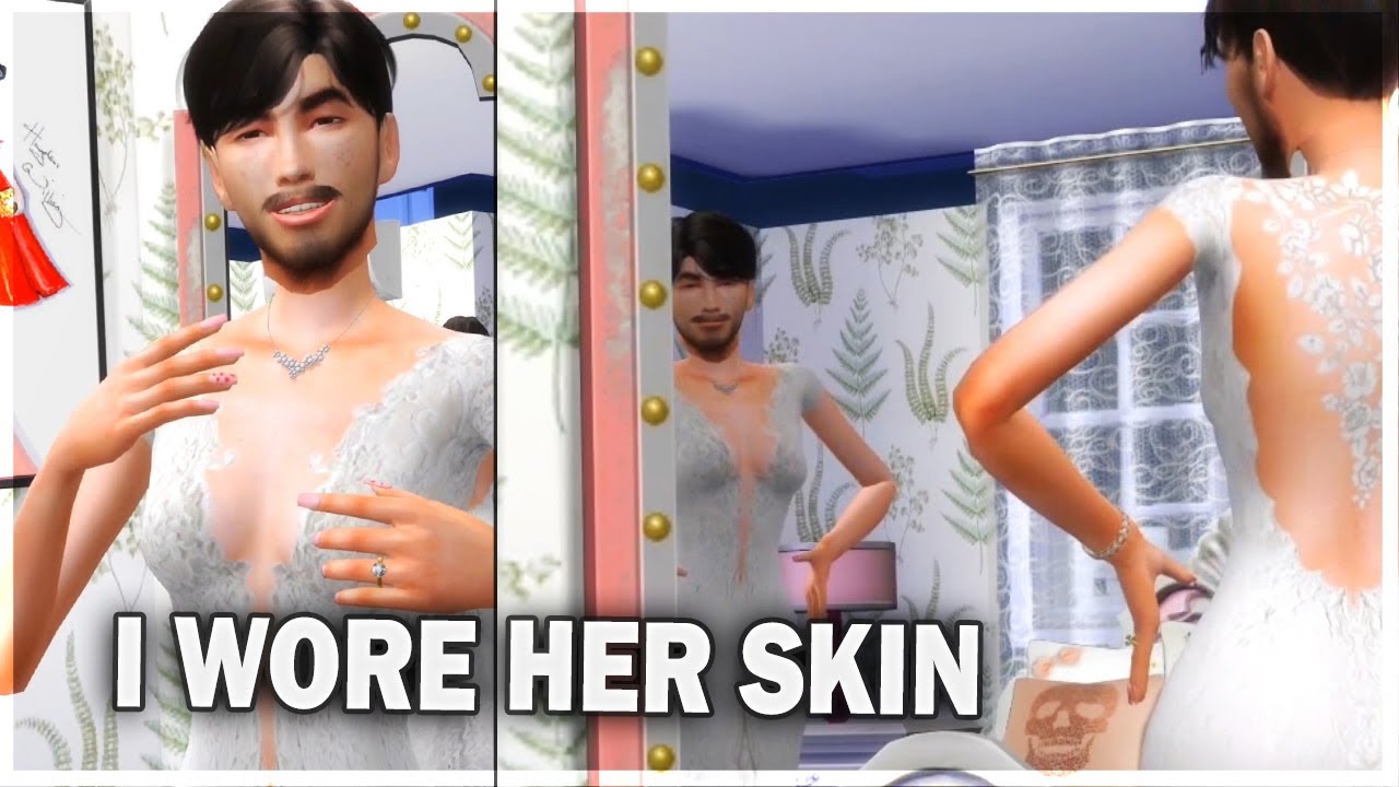 A Man Wore He Step Mom Skin! -A Skin Suit - TG TF Transformation Stories - Sims 4