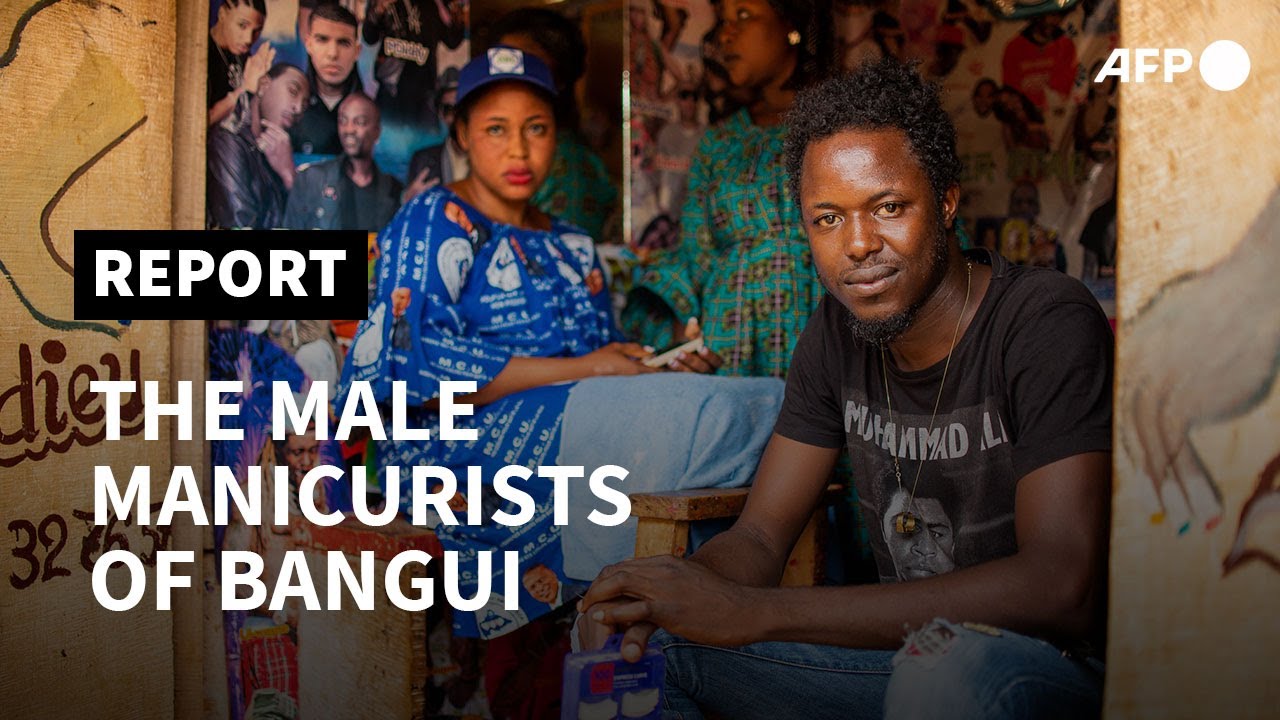 A man's world, the male manicurists of Bangui | AFP