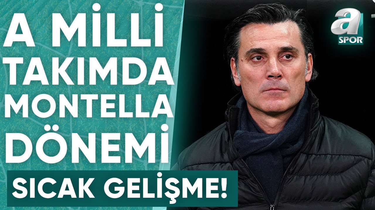 A Milli Futbol Takımı'nın Yeni Teknik Direktörü Vincenzo Montella Oldu! / A Spor / Spor Gündemi