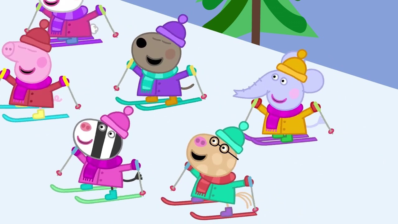 A montanha nevada 🐷🏔 Peppa Pig em Português Brasil