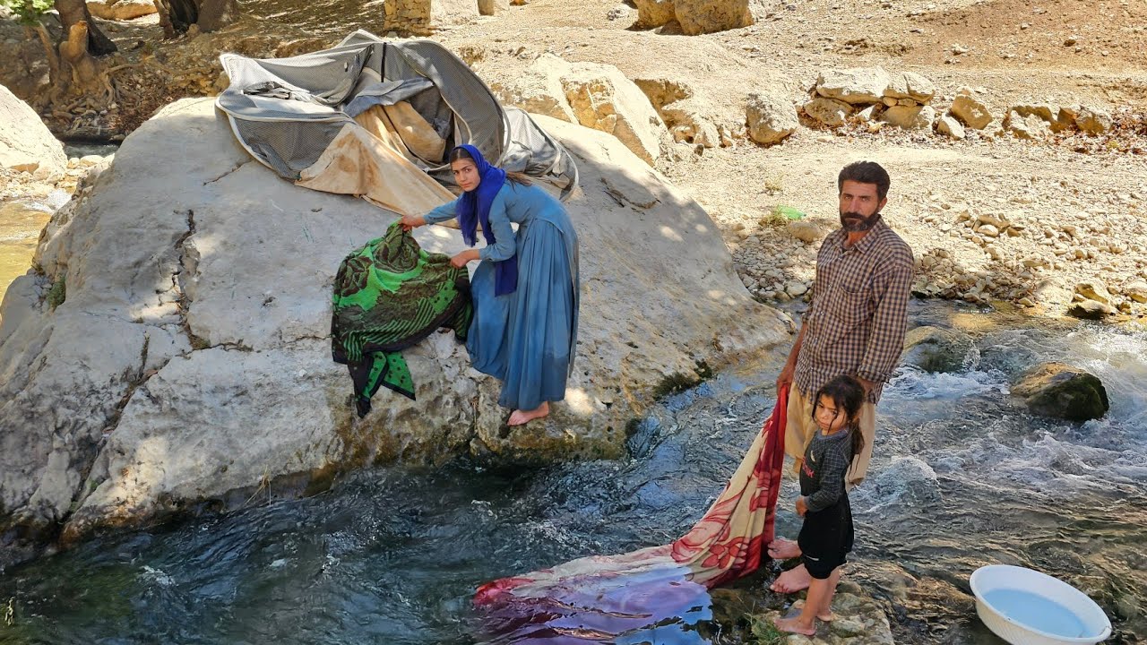 A Mother's Cleanliness and a Different Day by the River: Iranian Nomads