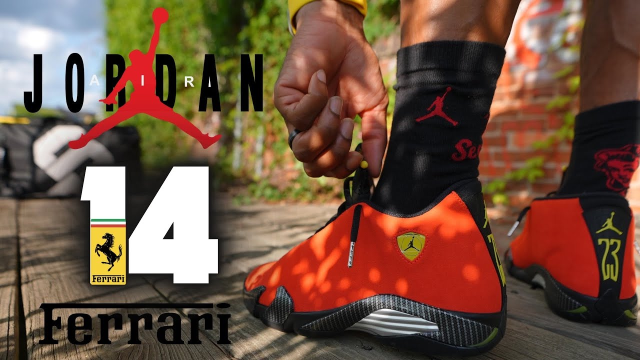 A MUST HAVE FOR ANY JORDAN 14 LOVER! 2025 JORDAN 14 FERRARI DETAILED REVIEW & ON FEET W LAVE SWAPS!!