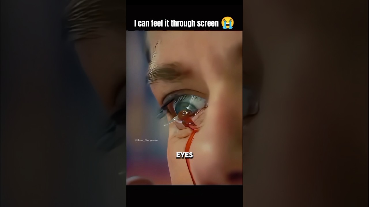 A Piece Of Glass Got Stabbed In Her Eye 😵 #shorts #brightburn #scaryvideos #horror #spooky #movie