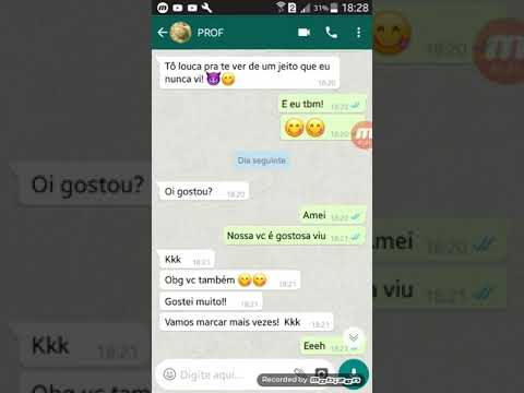 A Professora que deu em cima do aluno