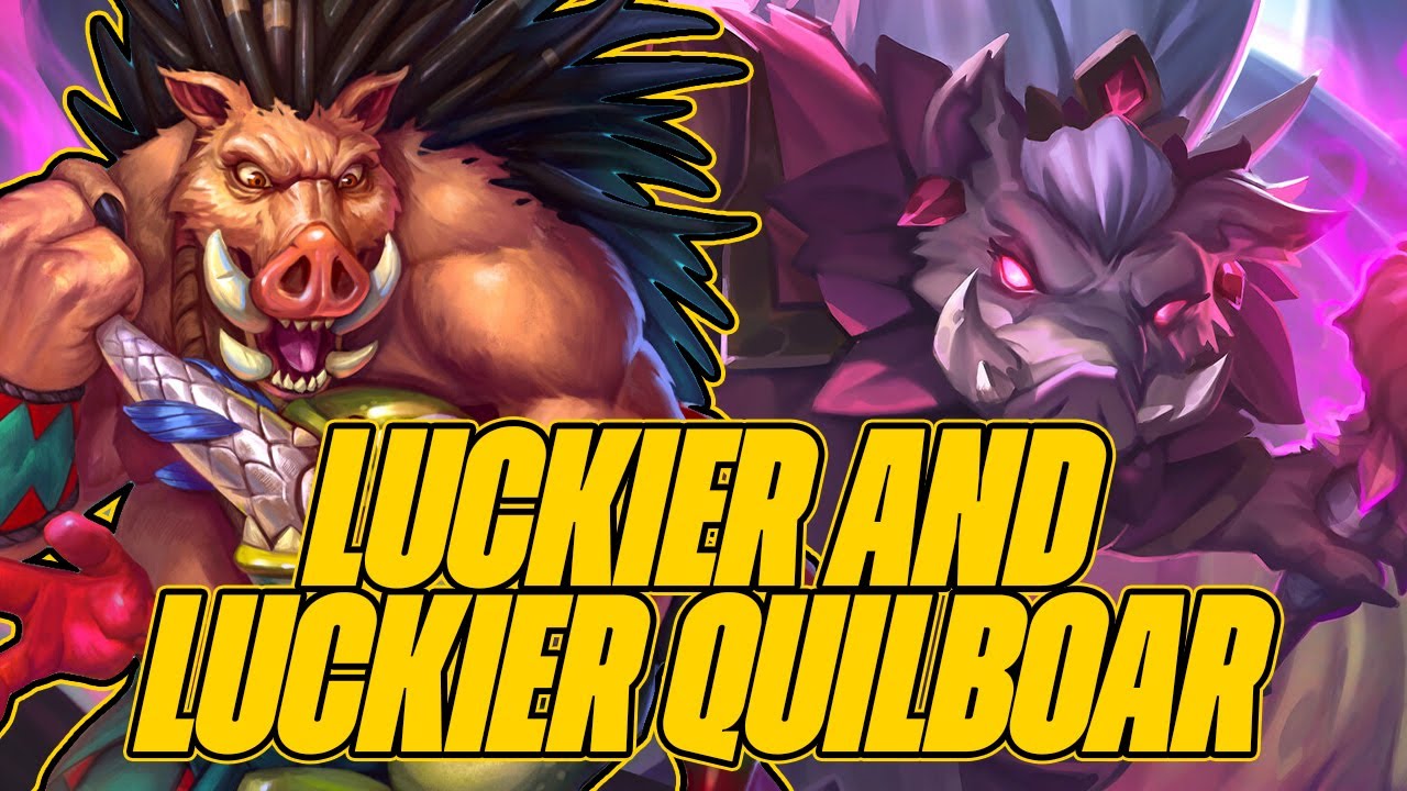 A Quilboar Game That Just Gets More And More Lucky | Dogdog Hearthstone Battlegrounds