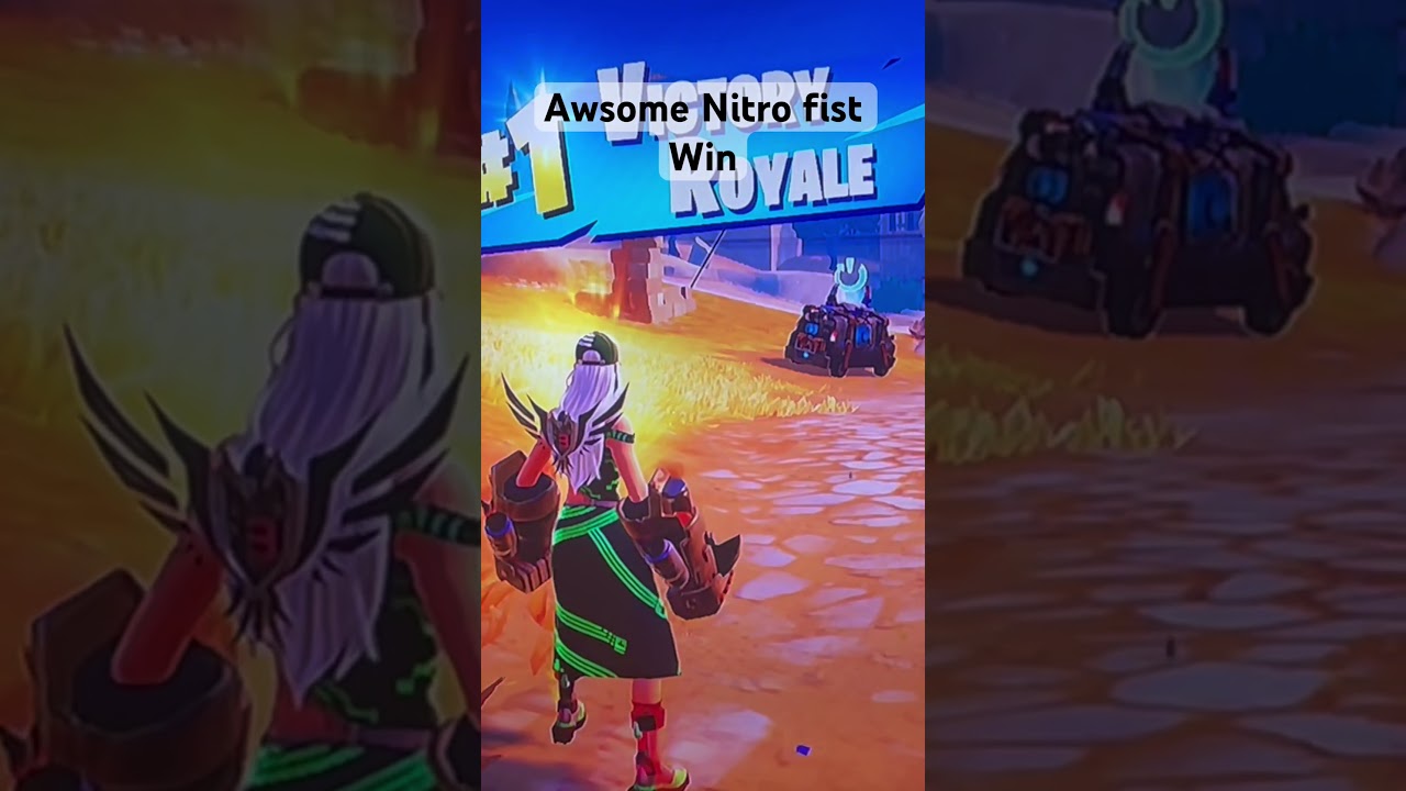 A really awsome win with the nitro fists #fortnite #fortniteclips #gaming #music #hiphop #rap #