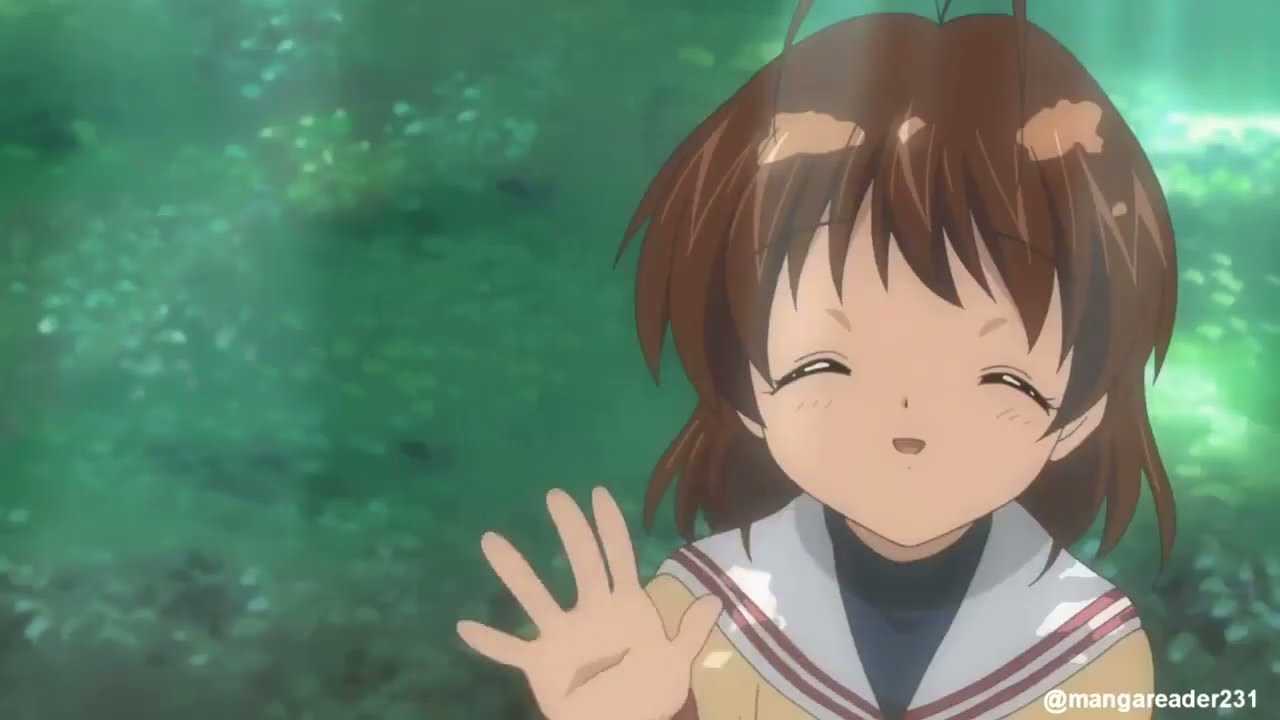 A scene of Nagisa Furukawa in every episode