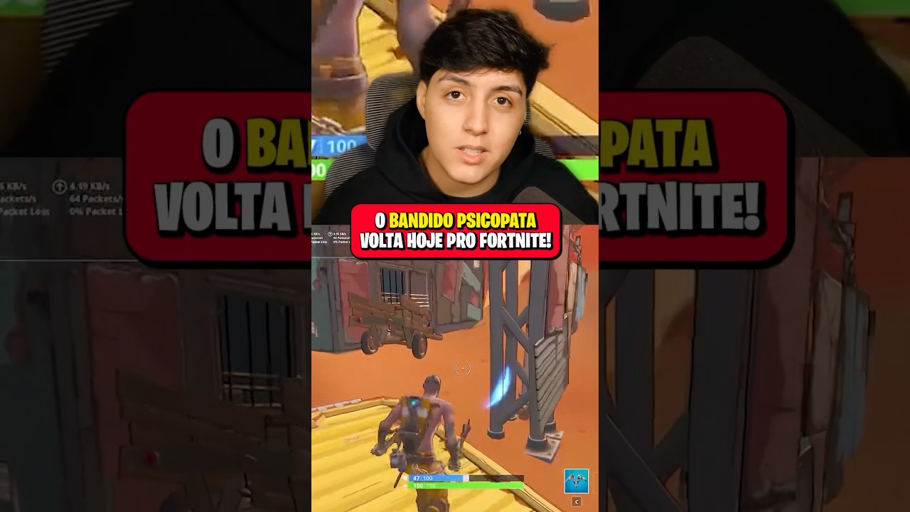 A SKIN DO BANDIDO PSICOPATA VOLTOU! #fortnite #shorts