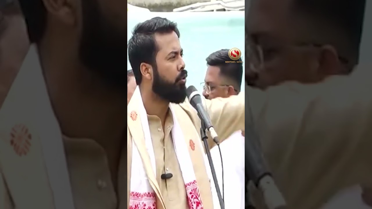 A speech by AASU President Utpal Sharma's address at the Mukoli Bihu gathering at Judge's Field!