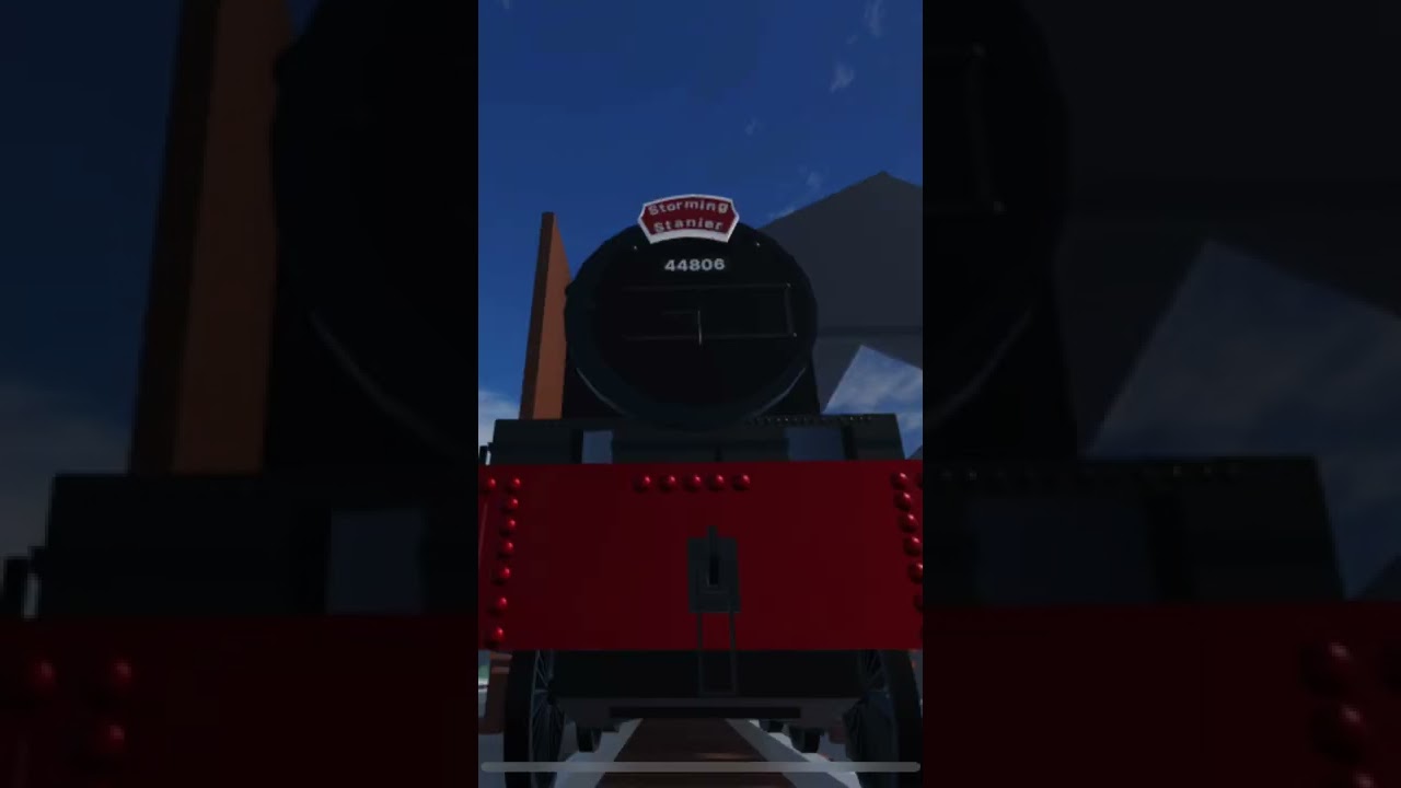 A steam engine on Roblox