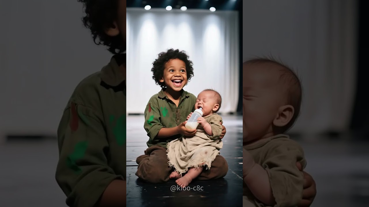 A Syrian orphan lives with her baby sister, and she sings like an angel #talent #agt #amen #sad