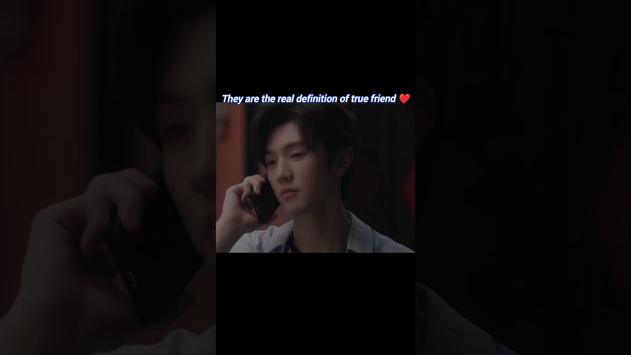 a true friend never leaves you alone#hiddenlove#cdrama#kdrama