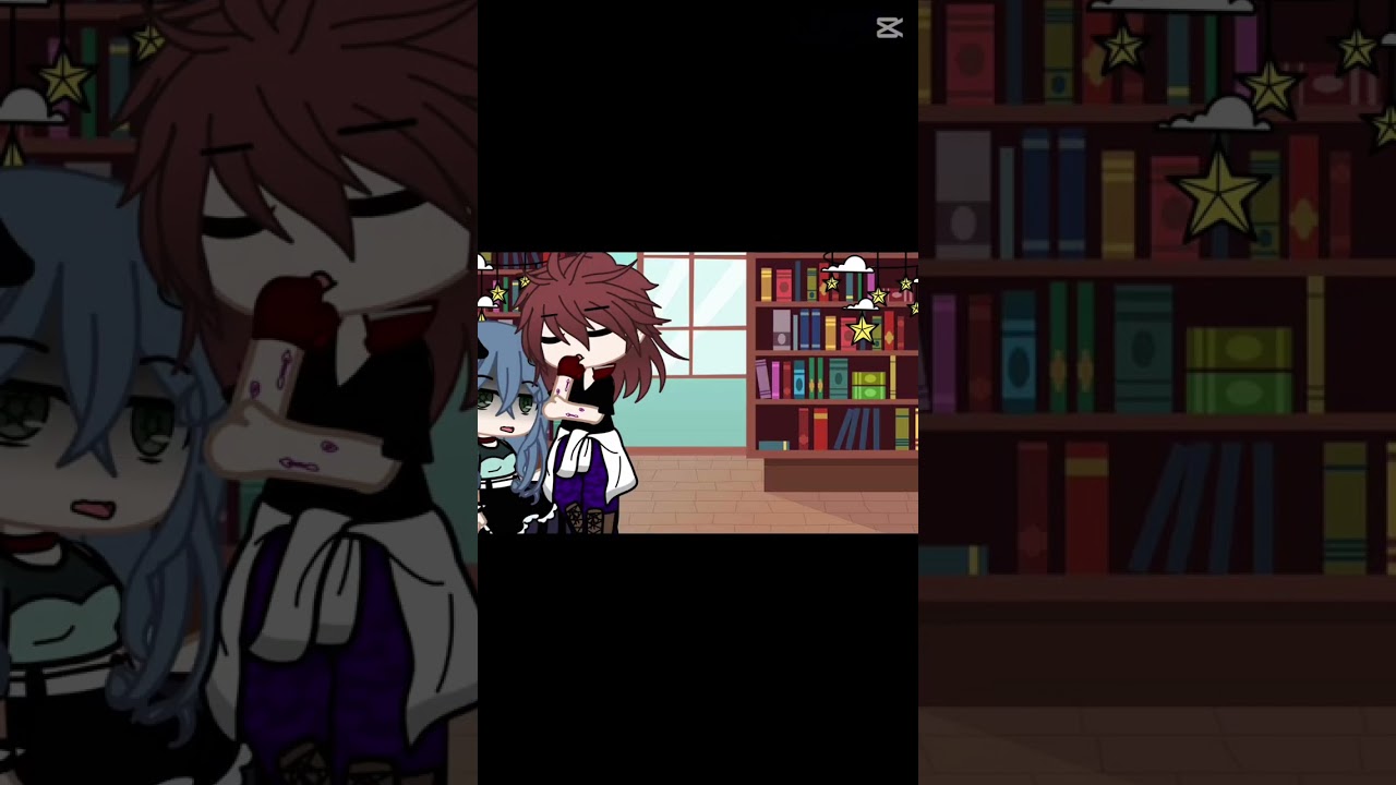A vampire boy fall in love with a human girl 😍 #gacha #animegacha #gachalife #gachaclub