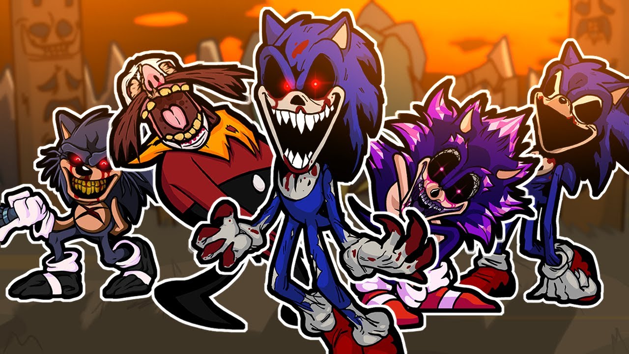 A VERSÃO FINAL E ASSUSTADORA DO SONIC.EXE NO FNF! Friday Night Funkin VS Sonic.EXE 2.0