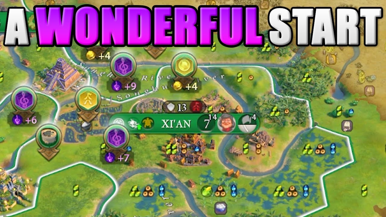 A VERY Wonderful Start as China in Civ 6