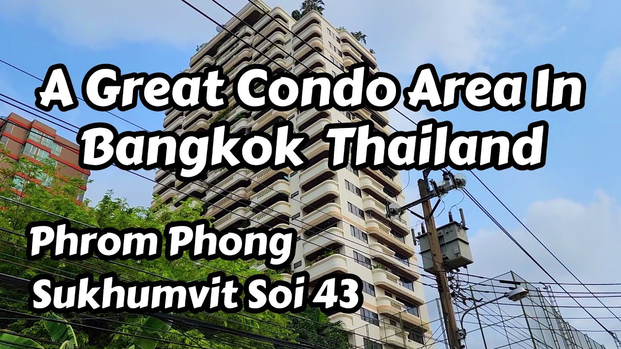 A Walk Down Sukhumvit Soi 43 In Bangkok, Thailand