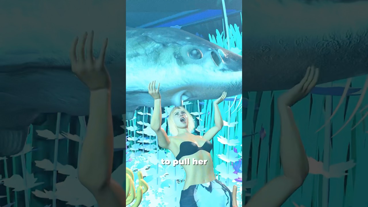 A Woman's Head Swallowed by a Big Fish 😱
