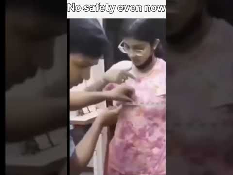 A Young Tailor Taking Measurements Of A Girl in a Bad Way; You'll Never Believe if not captured..