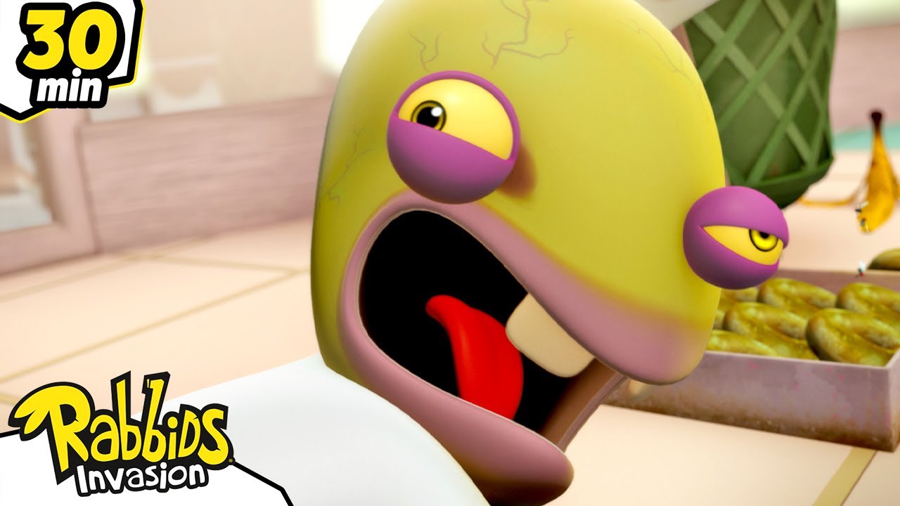 A zombie among rabbits? 🧟🎃 Halloween 2025 | RABBIDS INVASION 🐰 | 30mn Compilation | Cartoon for kids