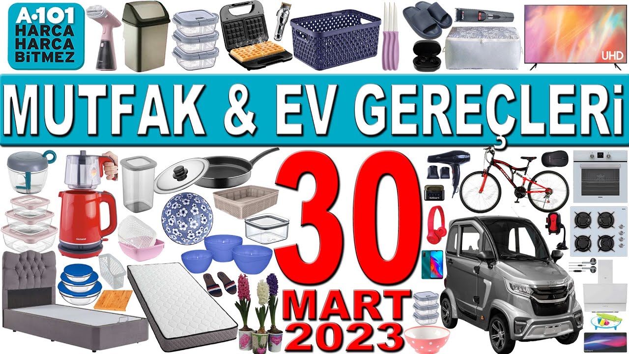 A101 EV MUTFAK GEREÇLERİ BU PERŞEMBE | A101 AKTÜEL ÜRÜNLERİ | 30 MART 2023 A101 KATALOĞU