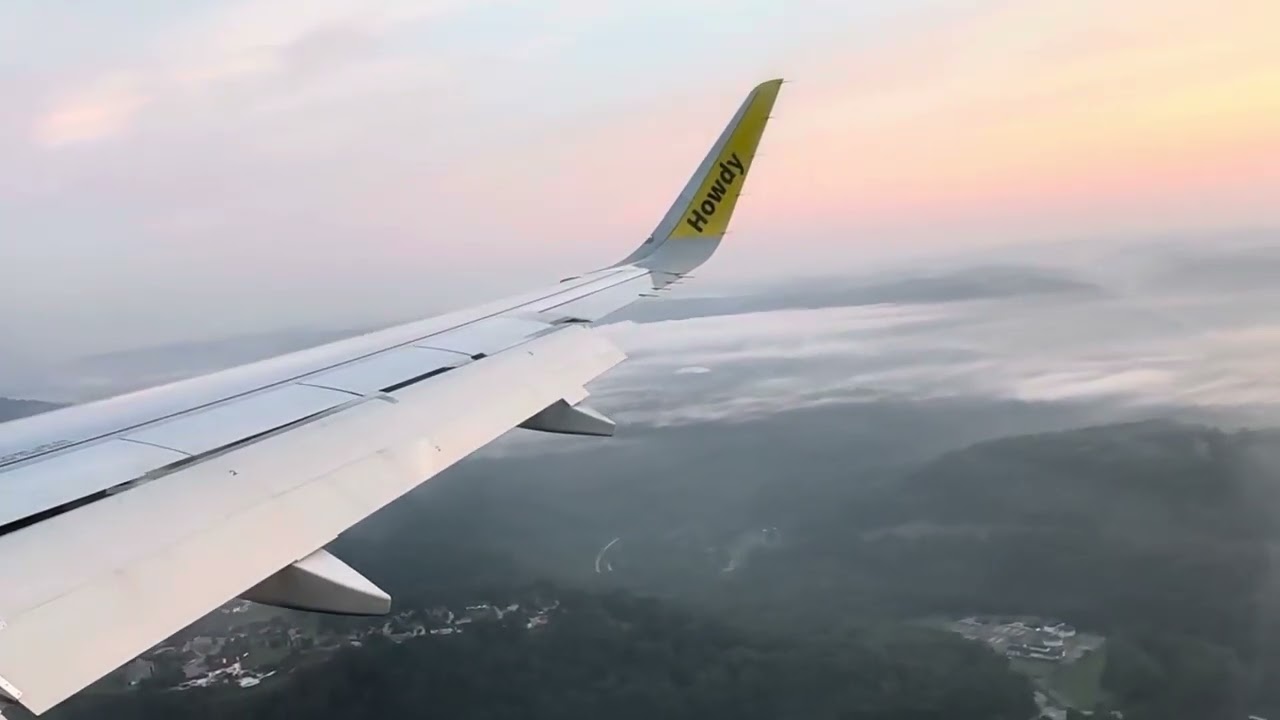 A320 NEO Landing at PIT, Pittsburgh, PA from Los Angeles