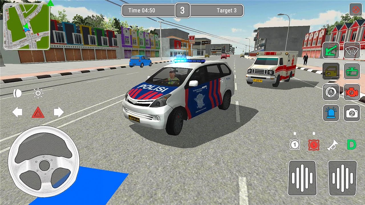 AAG Police Officer Simulator Escort Mode - Pengawalan Konvoi Ambulance | Android Gameplay #4