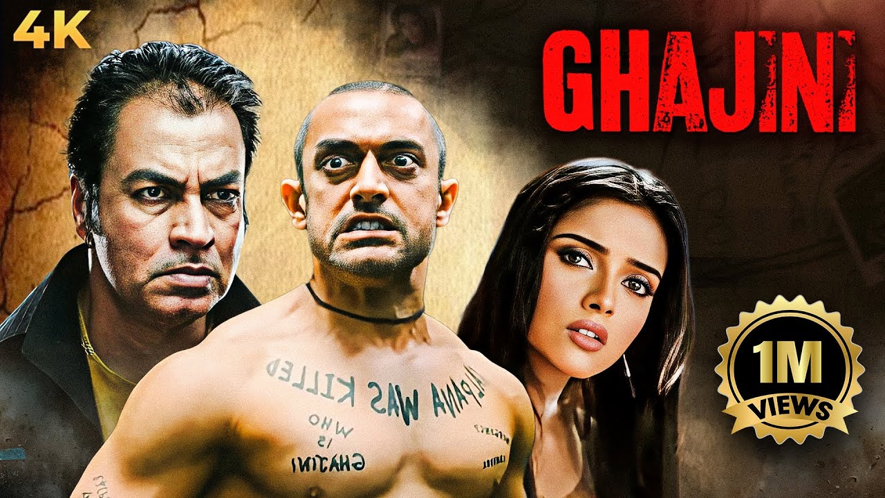 Aamir Khan Superhit Blockbuster Action Thriller Full Movie 4K GHAJINI | Asin, Pradeep Rawat, Jiah