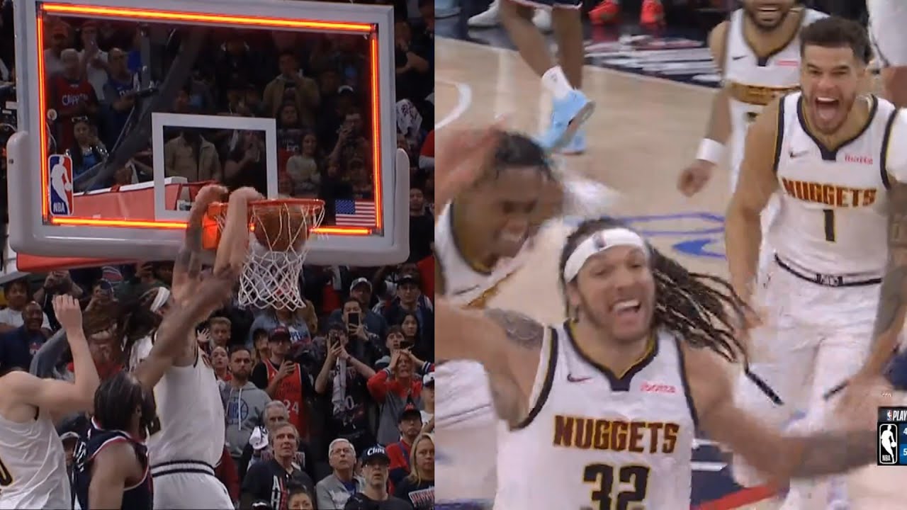 AARON GORDON INSANE GAME WINNER BUZZER BEATER DUNK vs Clippers