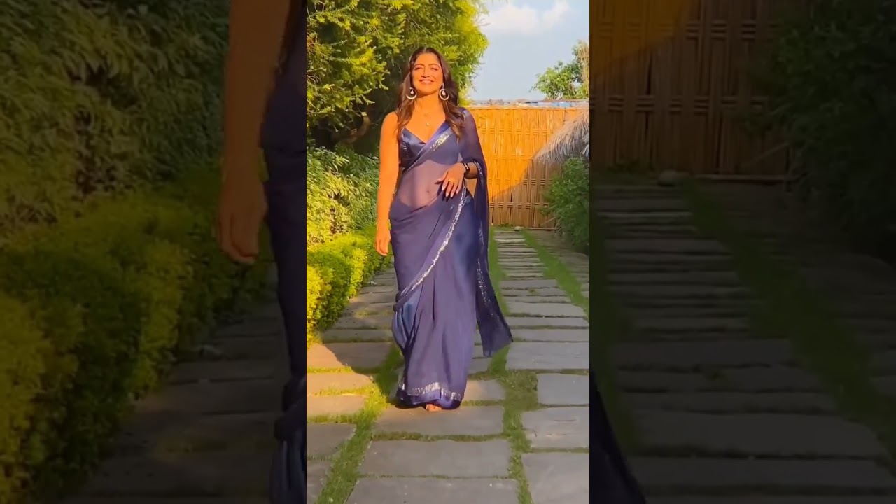 Aarti Nagpal hot sizzling walk in saree #aarti #shorts #viral #saree #hot #catwalk #short #bigboss