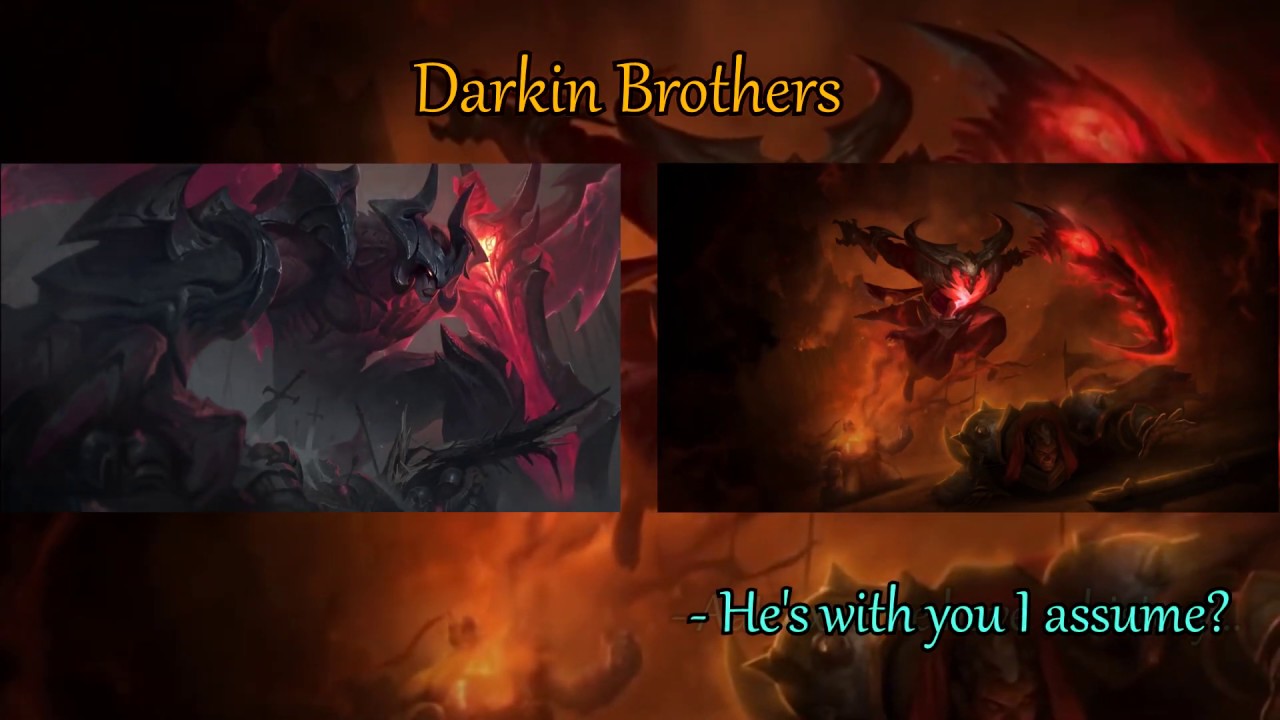 Aatrox VS Rhaast! The War of Darkin Brothers ! (Quotes)