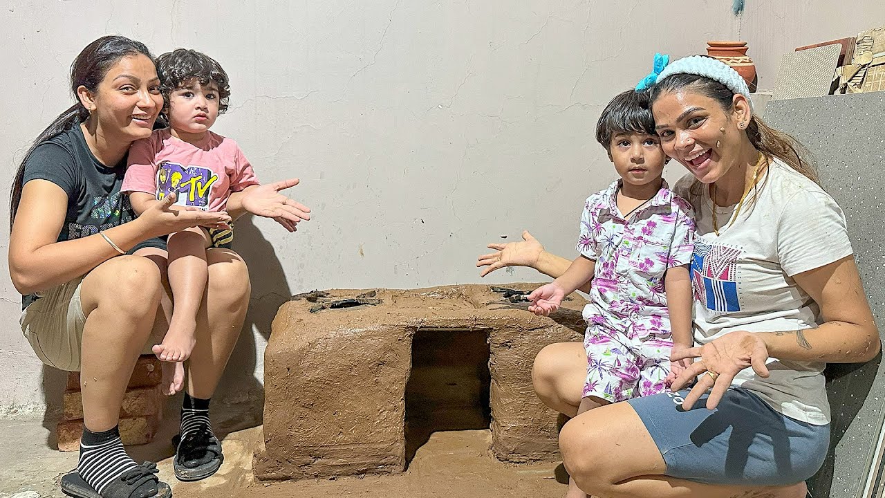 Aayan zaid ne Milkar banaya chulha