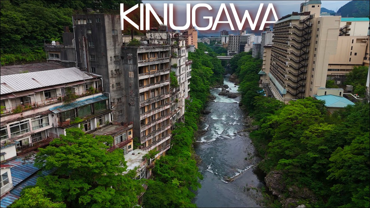 Abandoned Cliffside City,  Reclaimed by the Forest Below. Decades Forgotten and Untouched. Kinugawa