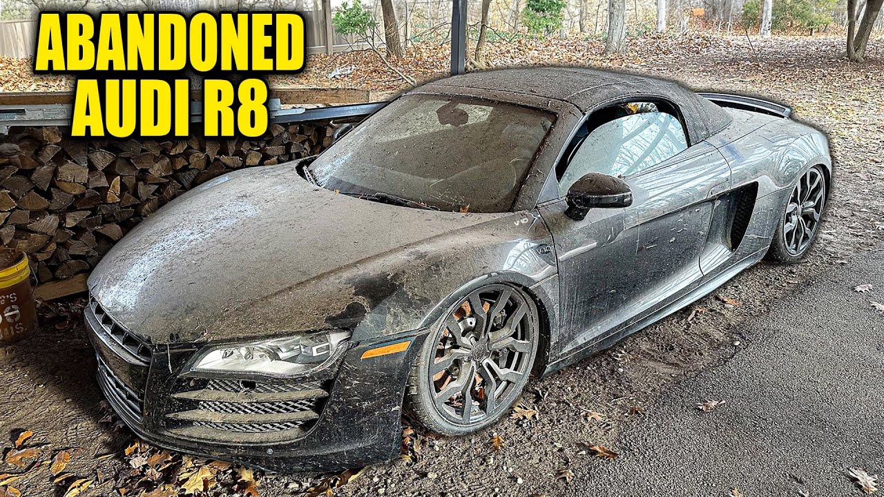 Abandoned Supercar: Audi R8 | First Wash in Years! | Car Detailing Restoration