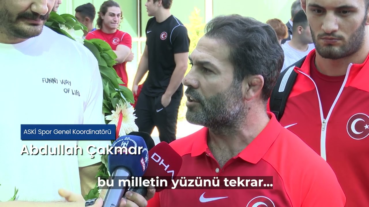 ABB ASKİ SPOR SPORCUMUZ, DÜNYA ÜÇÜNCÜSÜ TAHA AKGÜL YURDA DÖNDÜ