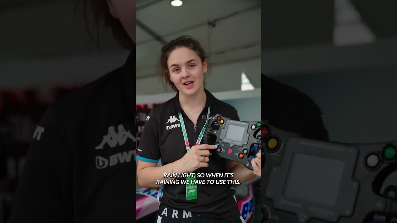 Abbi Pulling talks us through the F1 Academy steering wheel 🏎️  #F1Academy