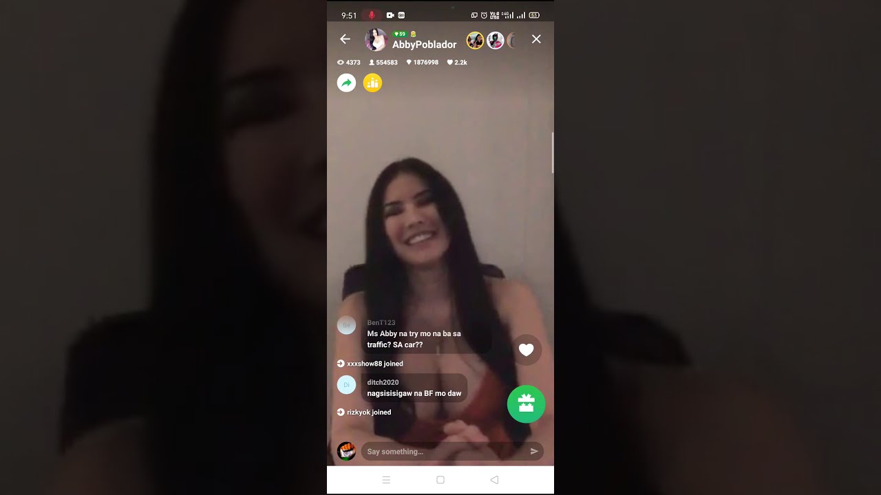 Abby Poblador live streaming 27th march 2020